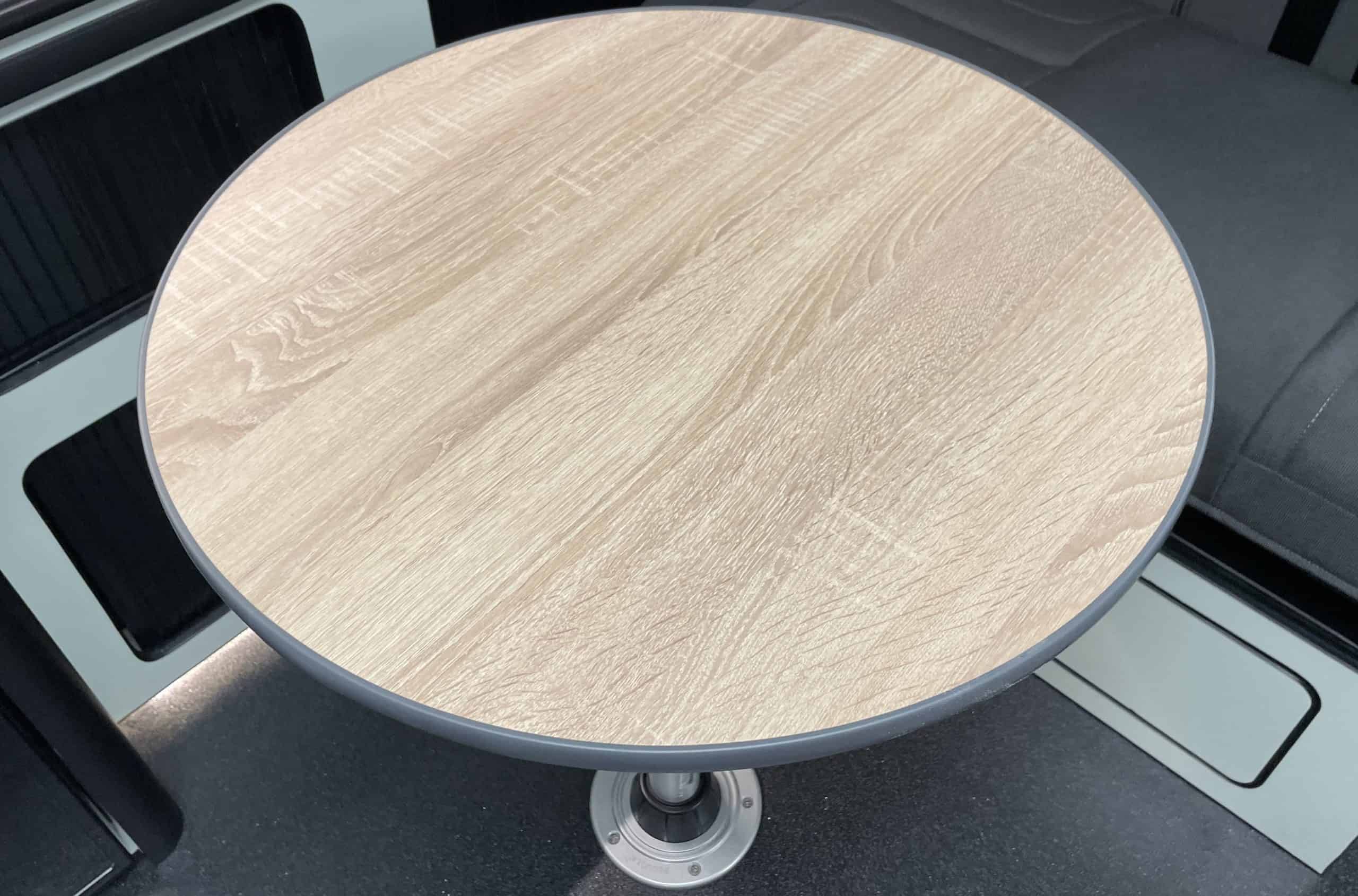 Round rv store table top