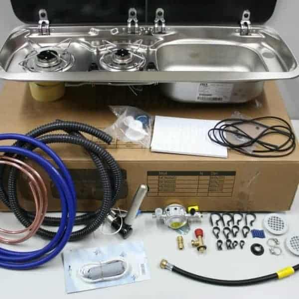 Smev 9222 with full installation kit and Truma regulator