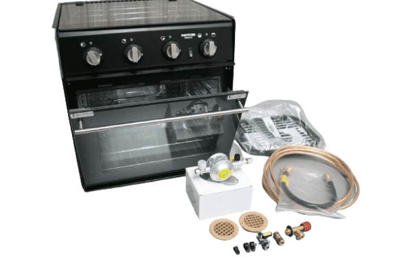 Triplex Oven, Grill & 3 Burner Hob with Installation Kit