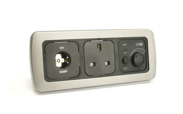 CBE Dimmer Switch, 240v Socket & 12v Socket