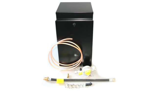Metal Gas Box 3.9kg Propane Air Tight Locker with Truma Installation Kit