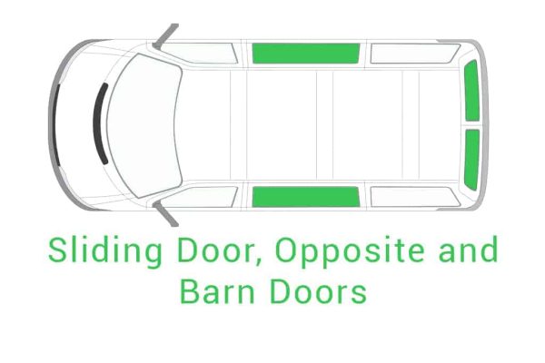 Sliding Door Opposite and Barn Doors 1