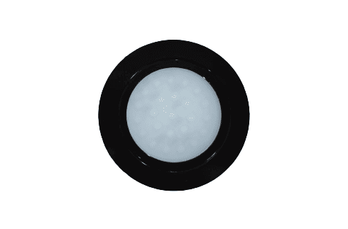 65mm Flush LED 12v Spotlight - Cool White, Silver or Black Frame with Frosted Front