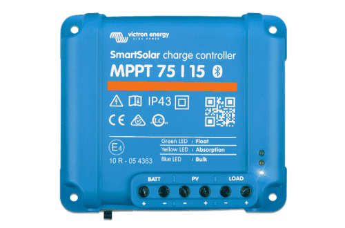 Solar Regulator - 15 Amp - Bluetooth MPPT Victron Energy SmartSolar Charge Controller 75/15